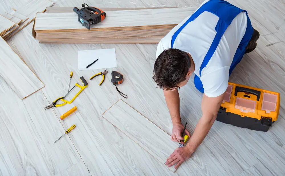 Laminatverlegung in einer 140m²-Wohnung in Dieburg